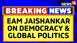S Jaishankar Speech | Democracy And Global Politics The Agenda? | English News | HTLS 2022