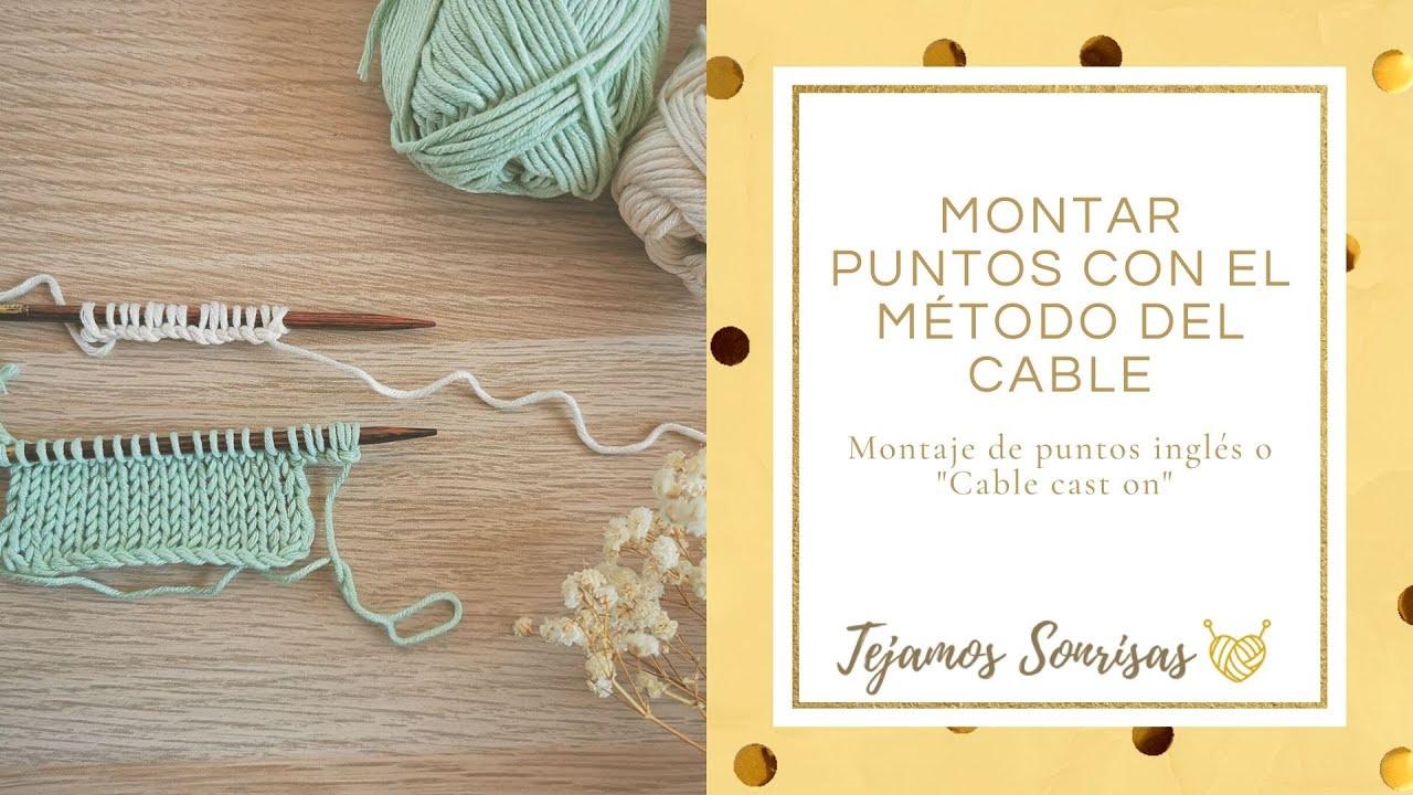 Cómo montar puntos con el método del cable o 