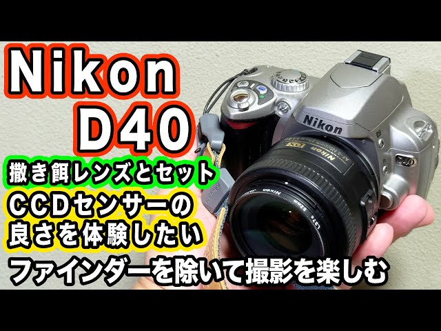 CCDセンサーを楽しむ準備完了】撒き餌レンズと格安カメラの写真【Nikon