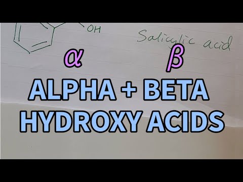 Spotting Alpha and Beta Hydroxy Acids