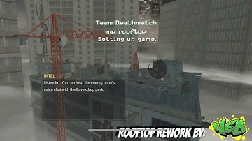 Call of duty 4|Custom Multiplayer Map Showcase|Rooftop
