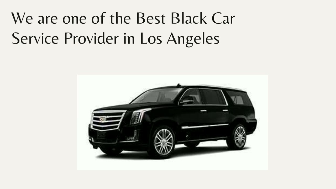 Hire Black Car Service in Los Angeles