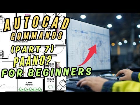 AUTOCAD COMMANDS (Part 7) FOR BEGINNERS STEP BY STEP DISCUSSION - YouTube