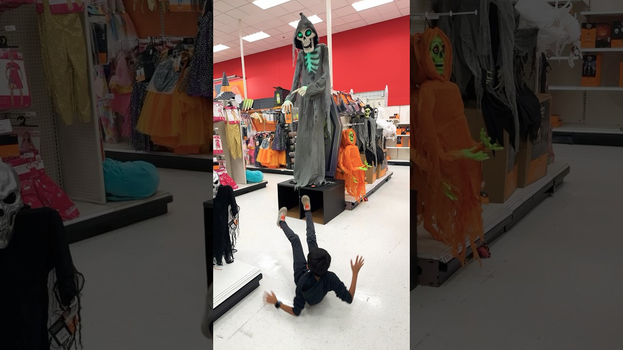 So Funny ? Halloween shopping | 2024 #halloween #spirithalloween #funny #shorts #minichampions