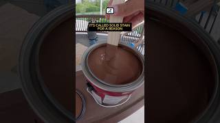 Solid stain for a deck #homeimprovement #deck #diy