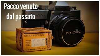 Package coming straight from 1968 with a Minolta theme!