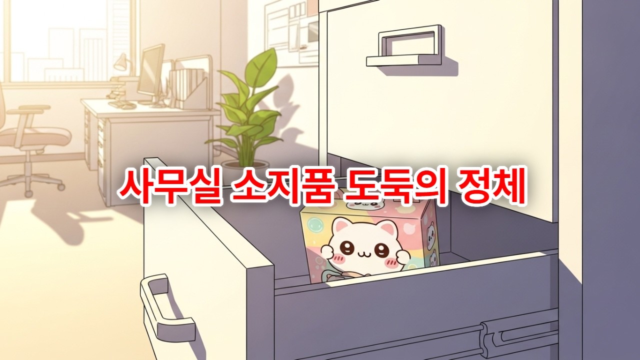 사무실 소지품 도둑의 정체 영상툰, 완결