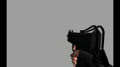 Counter-Strike Source Mac-11 animations.