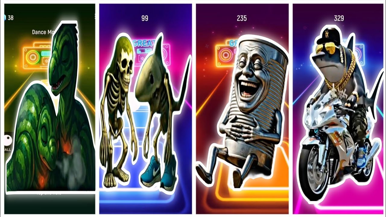 Tiles hop dansing. Italian brianrot heroes dansing to the tiles hop. Who is better? 