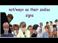NCT and WayV as their Zodiac Signs