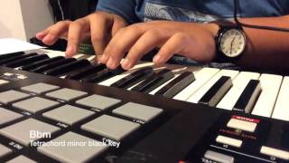 KB4 TetraChord Major&Minor Black keys