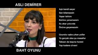 Aslı Demirer - Baht Oyunu (Lyrics Karaoke) Resimi