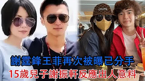 謝霆鋒王菲再次被曝已分手，15歲兒子謝振軒反應出人意料 - 天天要聞