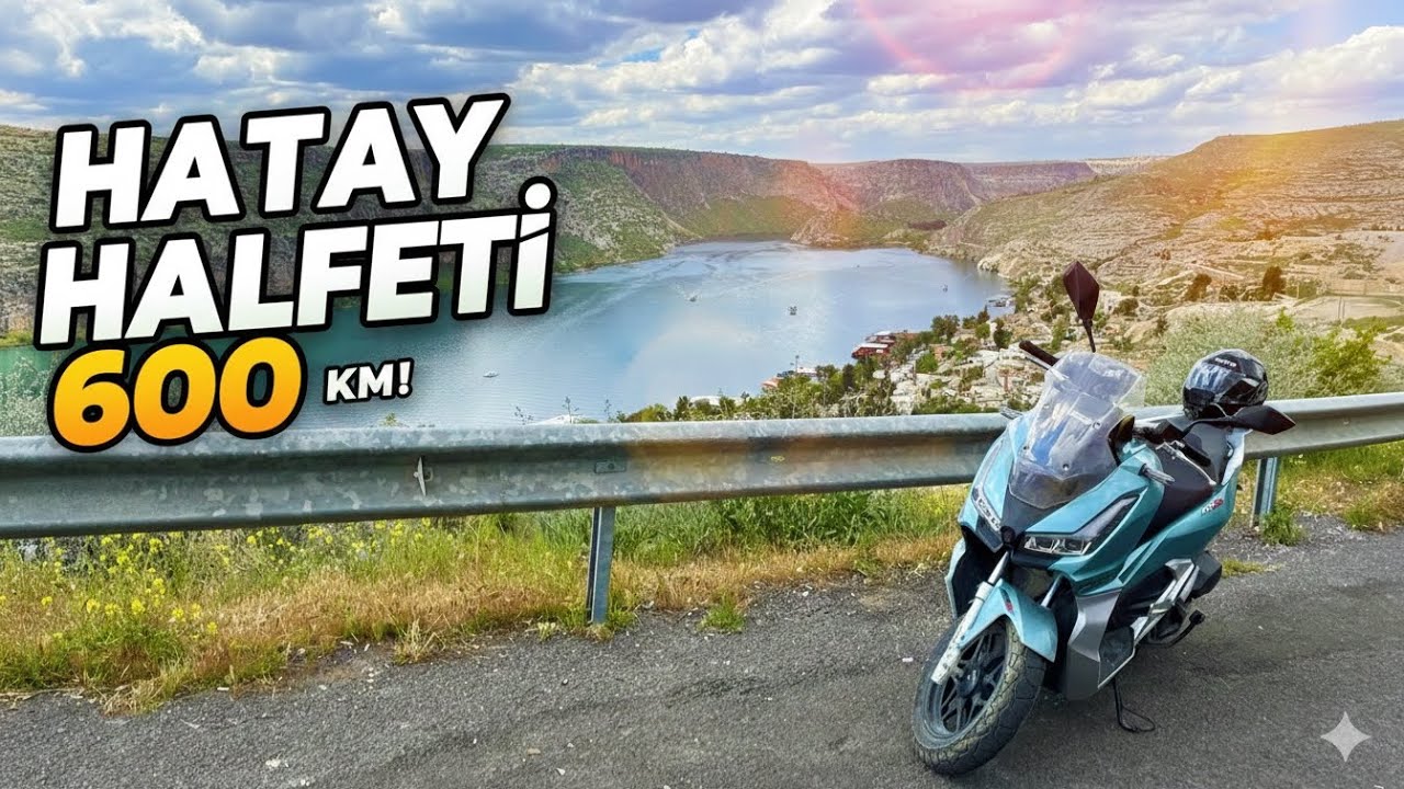  “Gitme” dediler… Motorla Hatay’dan Halfeti’ye gittim