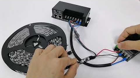 DMX TO SPI LED DMX512 DECODER CONNECT TO TM1934 LED STRIP