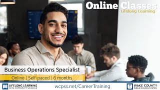 WCPSS Career Training Program - Business Operations Specialist