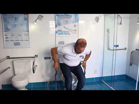 Vídeo: Barras de banho para idosos e deficientes: variedades, instalação (foto)