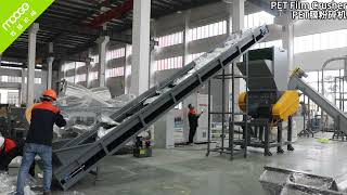 plastic crusher machine for pet film