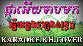 Video thumbnail of "ផ្កាអេីយទាបមក@ឆ្លេីយឆ្លង((ភ្លេងសុទ្ធ))"