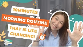 10 Minutes Morning Routine of an A* Student | Boost Your Productivity 🤩