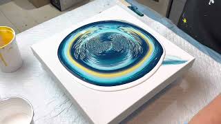 The Final Results Are Just Beautiful! - Acrylic Straight Pour - Fluid Art @SarahMackArt