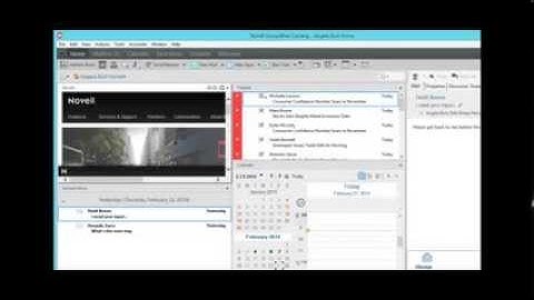 2 Client Web Demo Novell GroupWise 2014