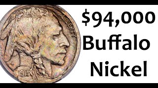 Buffalo Nickel Value - Why Did This Buffalo Nickel Sell For $94,000