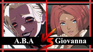 A.B.A.(ashenpunk) vs Giovanna(mello) Guilty Gear Strive Ranked.