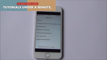 How to Enter FIELD TEST MODE - Apple iPhone