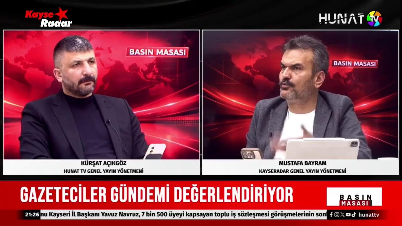 Basın Masası’nda Gündem Yoğun: Ekonomi, Siyaset ve Kayseri’de Tartışılan Başlıklar Masaya Yatırıldı