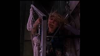 Carly and Sam on the window washer doing a video