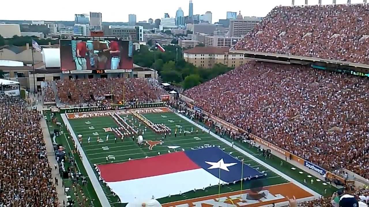 The University Of Texas Marching Band s Pre game Show September 4 2016