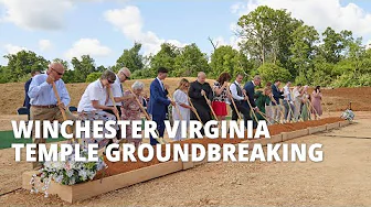 Winchester Virginia Temple Groundbreaking