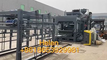 Big capacity high quality full automatic concrete block making machine QT15-15 block machine line sy