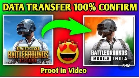 how to transfer data in Pubg to BGMI|| Data transfer problem 😤|problem solve | battleground mobile