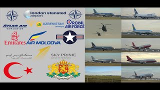 Stansted Airport Spotting - NATO, Emirates, Air Atlas, Air Moldavia, Uzbekistan++ - 4 December 2019 Stansted Airport Spotting - NATO, Emirates, Air Atlas, Air Moldavia, Uzbekistan++ - 4 December 2019