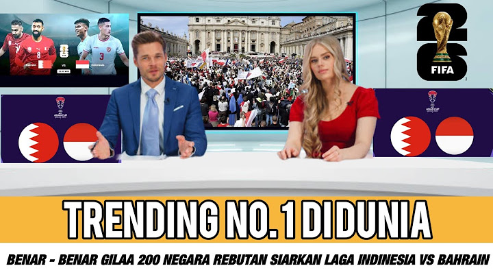 TRENDING 1 DUNIA‼️GILA 200 NEGARA NGEBET INGIN SIARKAN LAGA INDONESIA VS BAHRAIN PIALA DUNIA 2026