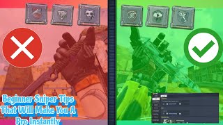 Beginner Sniper Tips That Will Make You Pro Instantly| CODM (Tips And Tricks)