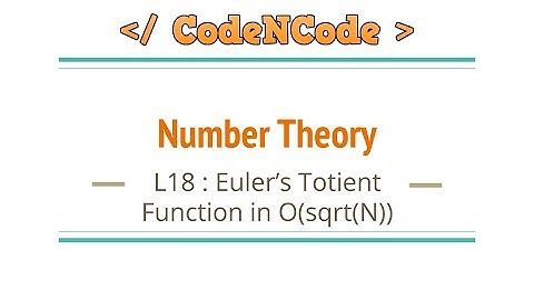 L18 : Euler