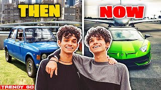 6 YouTubers Cars Then And Now! (Dobre Brothers, DanTDM, Jelly, Tfue)