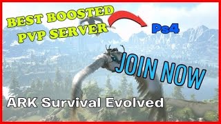 ARK PS4 BEST 25x PVP BOOSTED SERVER CLUSTER TO JOIN!! BEST BOOSTED SERVER PVP CONSOLE!! ARK PS4 2020