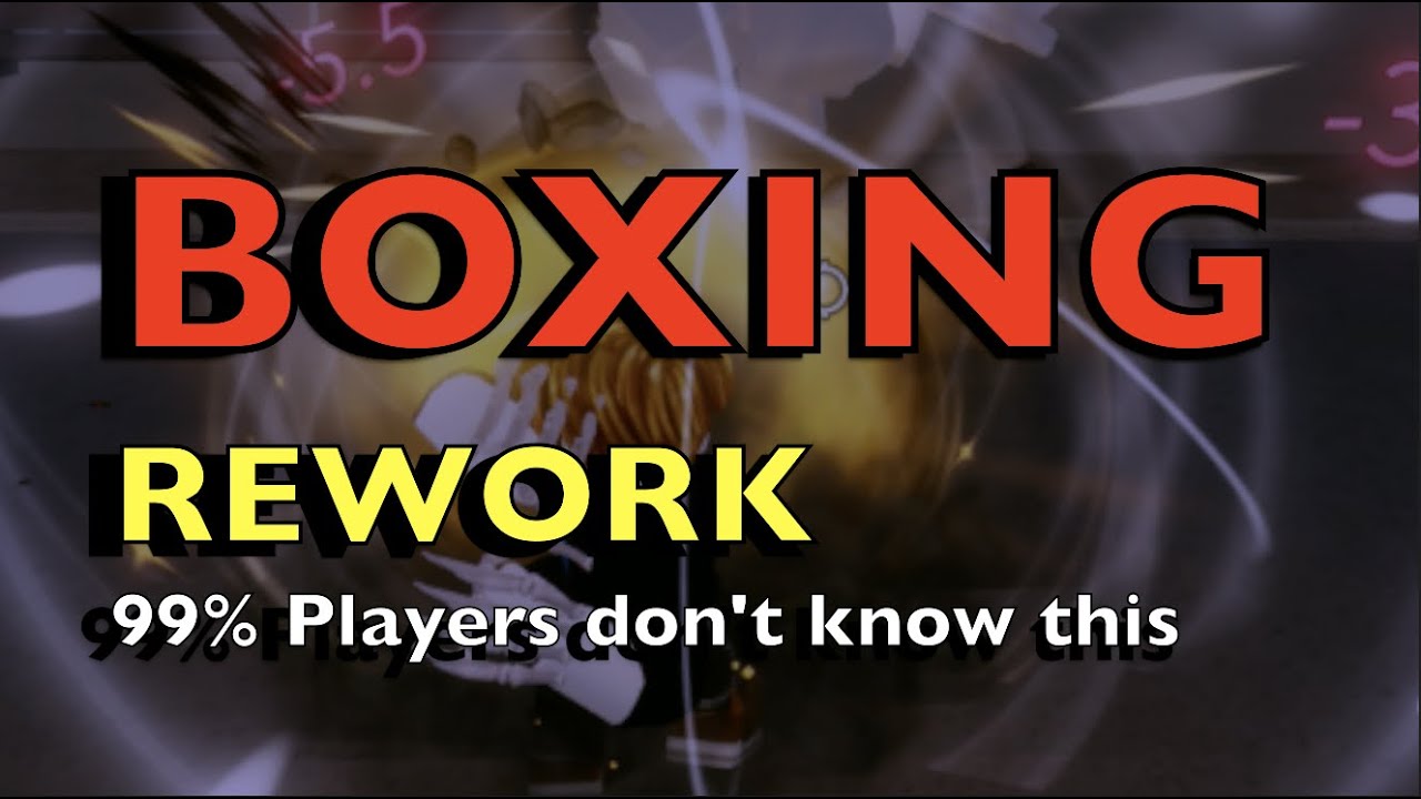 YBA Boxing Rework Update - New Damage, Blockable, Health, Combo Stats