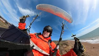 Cogden To Charmouth And Back. Paragliding Dorset