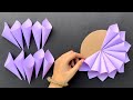 2 Beautiful Flower Wall Hanging / Paper Craft For Home Decoration /Easy flower making with paper DIY