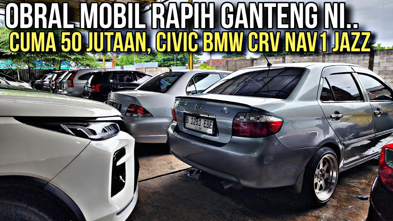 Murah Nih Mobil Bekas Diobral Cuma 50 Jutaan, Banjir CRV Jazz Civic Nav1 Xtrail hub 0857-1987-9112