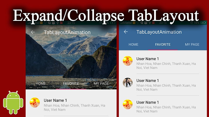 How to Expand and Collapse Toolbar with TabLayout - [Android Animations - #11]