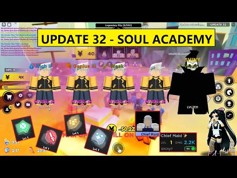 Max Open New Map [ Soul Academy] +24.5Luck & +10Time!!! New CODE | AnimeFightersSimulator