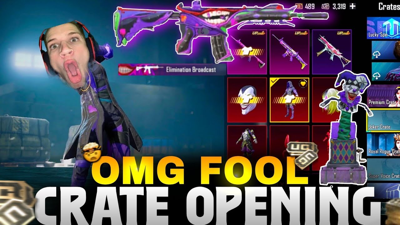 New Joker Crate Opening | The Fool Set Crate Opening | The Fool M416 ...