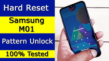 Samsung M01 Hard Reset or Pattern Unlock | Samsung SM-A015G Pin Unlock, Factory Reset