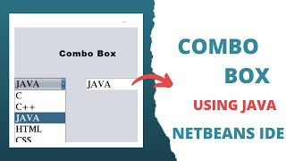 How to make and use Combo Box in Java NetBeans |How to get selected value from jcombobox in java ||